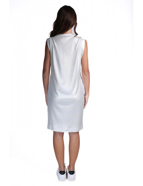 abito jijil DONNA 0022 ARGENTO - JPE26AB139 vista posteriore