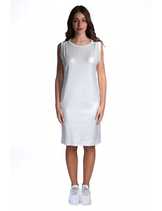 abito jijil DONNA 0022 ARGENTO - JPE26AB139 vista frontale