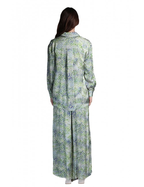 camicia jijil DONNA 1549 MACULATO VERDE - JPE26CA126 vista completo posteriore