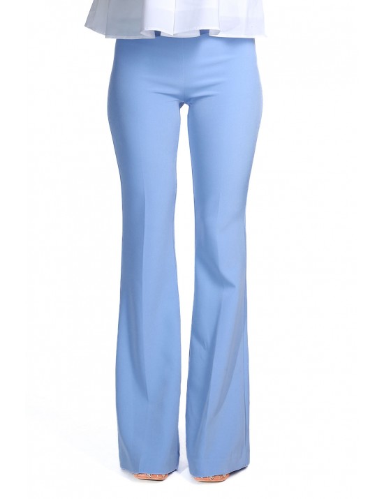 pantalone a zampa kostumn°1 DONNA AZZURRO JEANS - KE2639 vista frontale