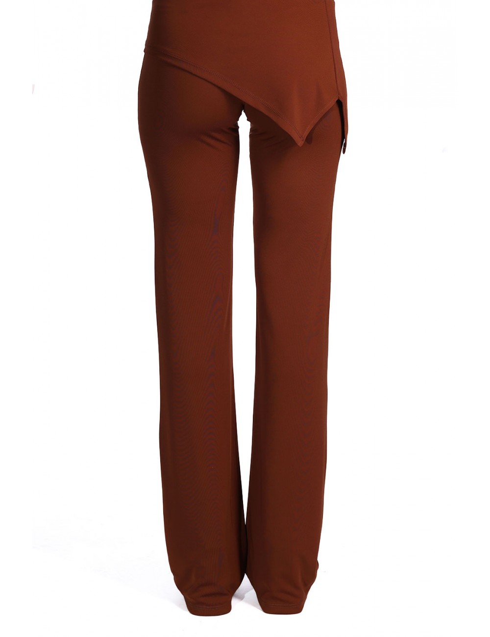 pantalone a zampa kostumn°1 DONNA TABACCO - KE2603 vista posteriore