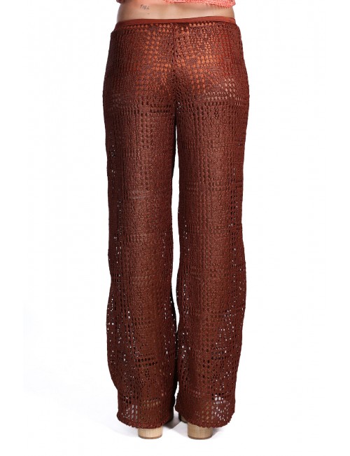 pantalone copricostume cotazur DONNA V1 BRONZE - PTC61077 vista frontale