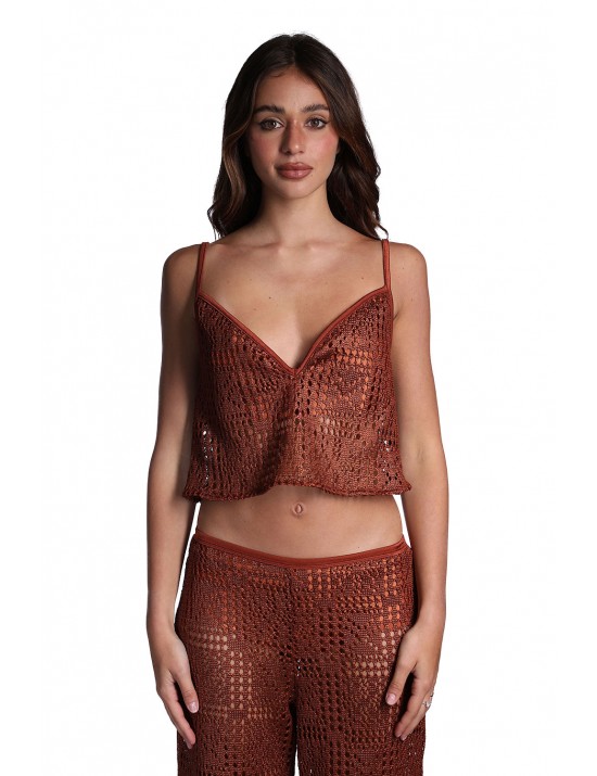 top copricostume cotazur DONNA V1 BRONZE - TPC61076 vista frontale