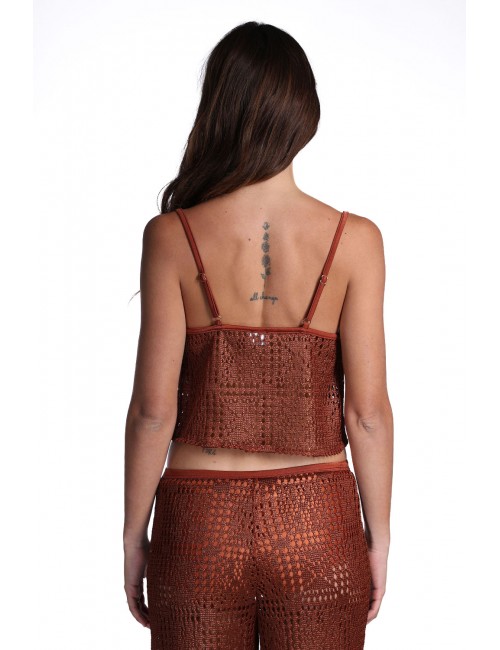 top copricostume cotazur DONNA V1 BRONZE - TPC61076 vista posteriore
