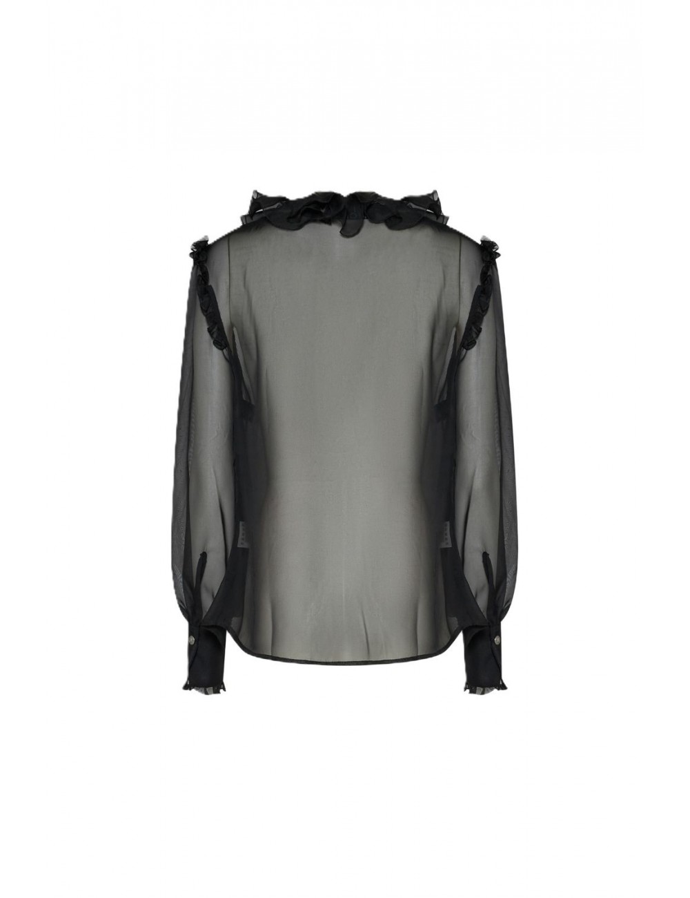 blusa john richmond DONNA BLACK - UWP26101BL vista posteriore
