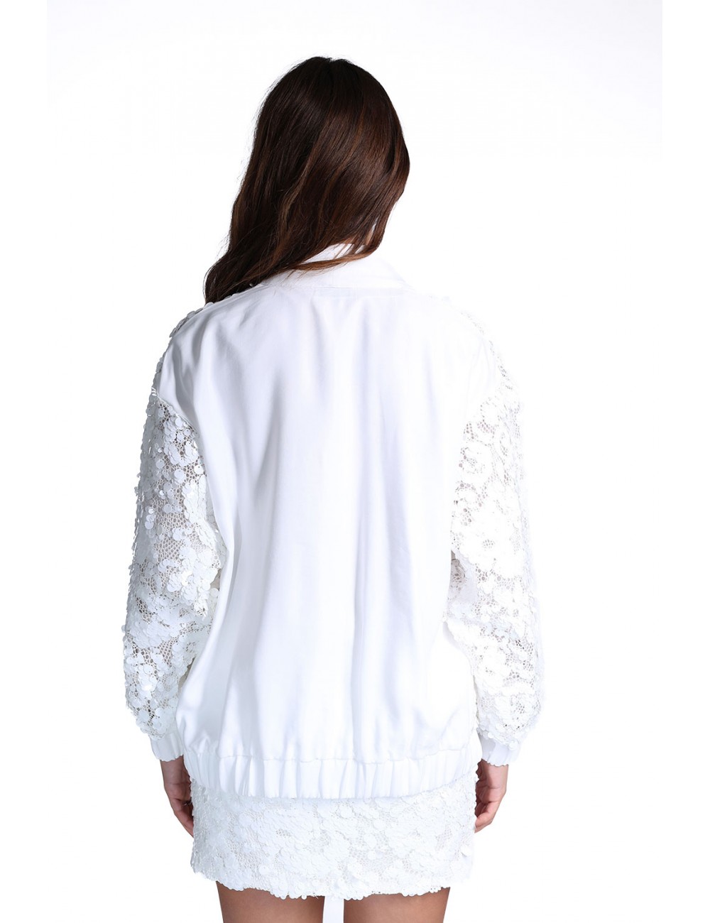 giacca jijil DONNA 0001 BIANCA - JPE26GI144 vista frontale