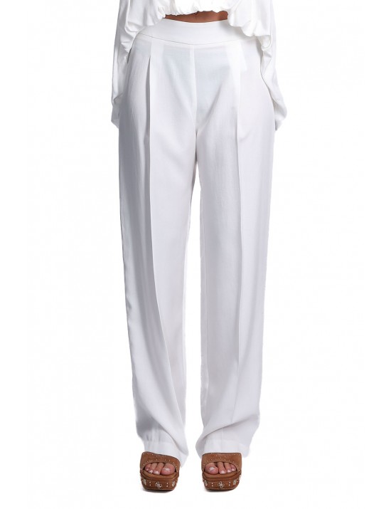 pantalone jijil DONNA 0001 BIANCO - JPE26PA142 vista frontale