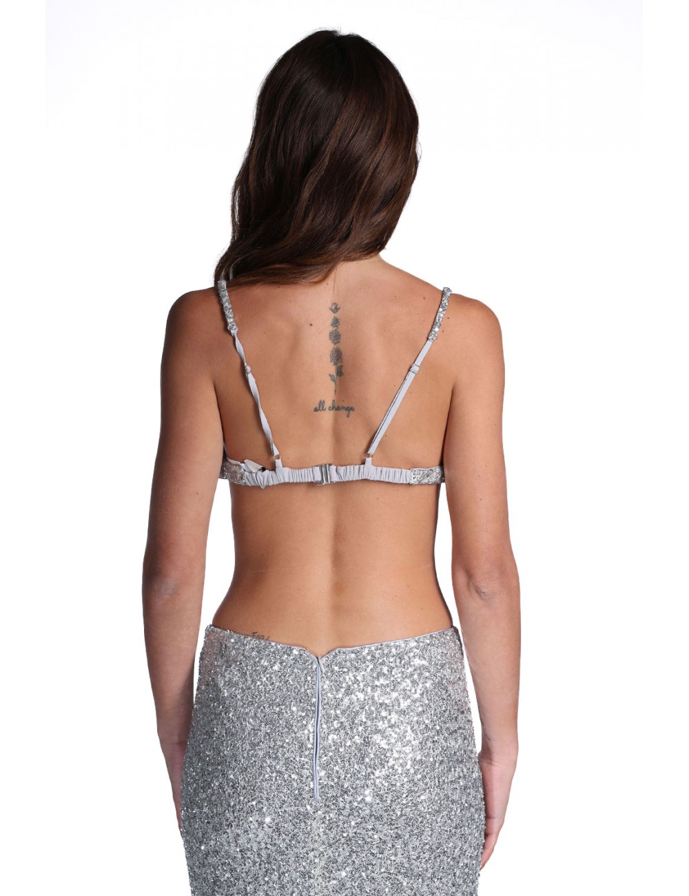 top jijil DONNA 0022 ARGENTO - JPE26TP136 vista frontale