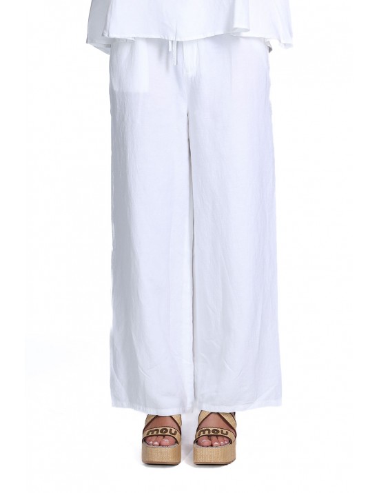 pantalone sun68 DONNA 31 BIANCO PANNA - S36210 vista frontale