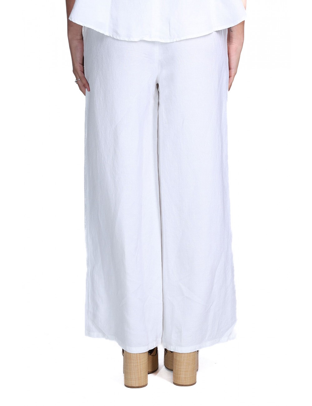 pantalone sun68 DONNA 31 BIANCO PANNA - S36210 vista frontale