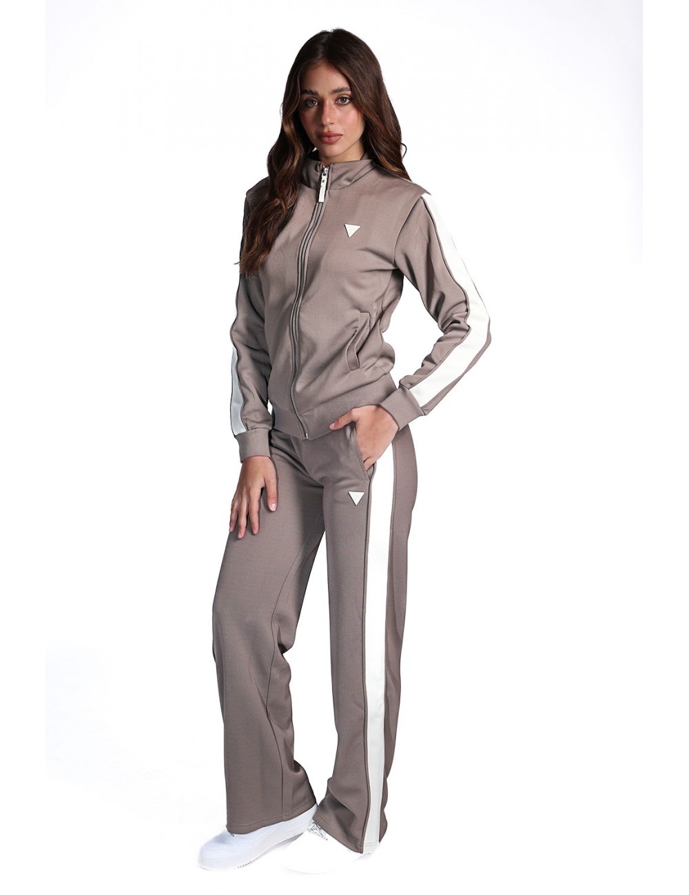 pantalone tuta guess DONNA TORTORA G1EL - V6RB10KCYF2 vista completo laterale