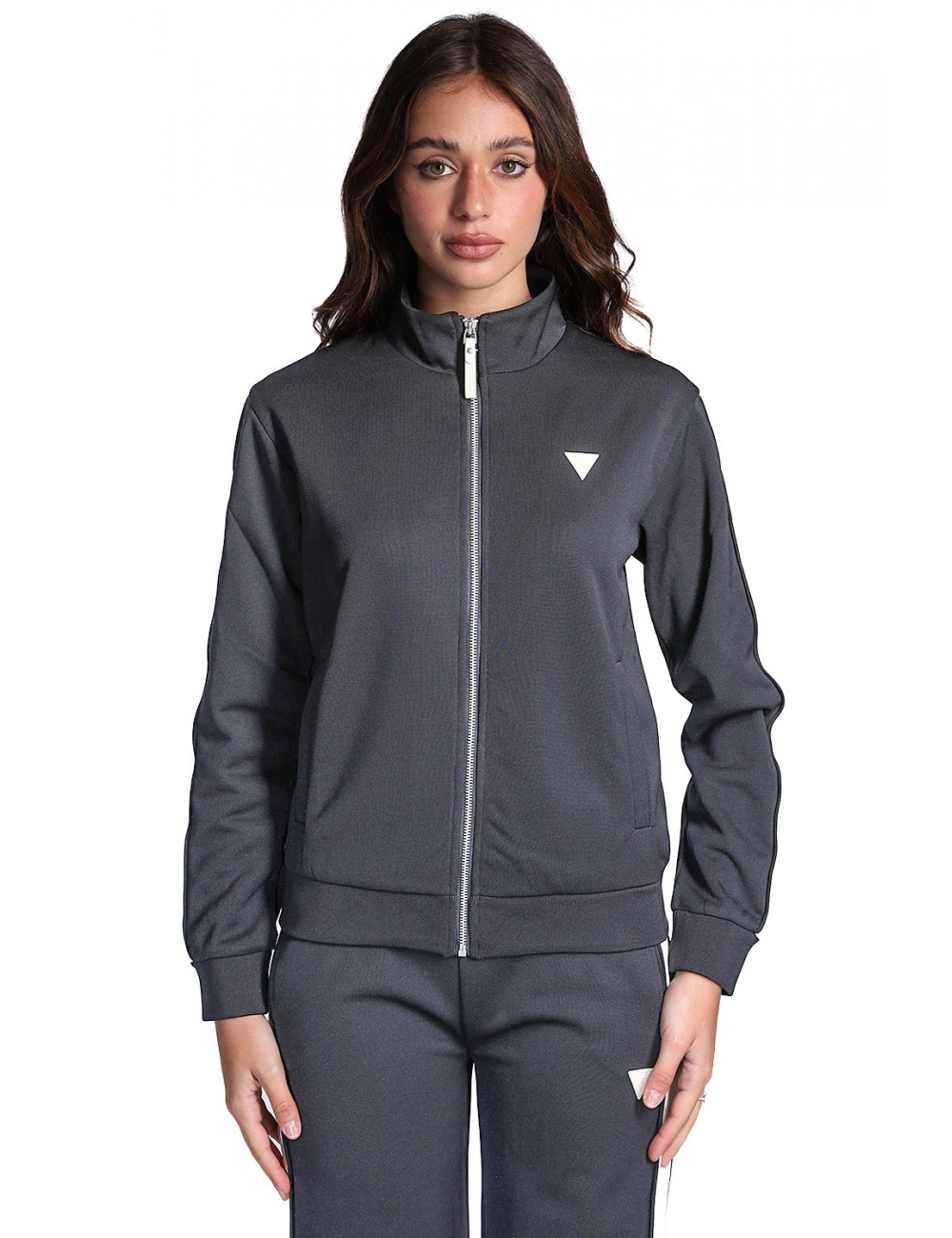 felpa guess DONNA NERA JBLK - V6RQ09KCYF2 vista frontale