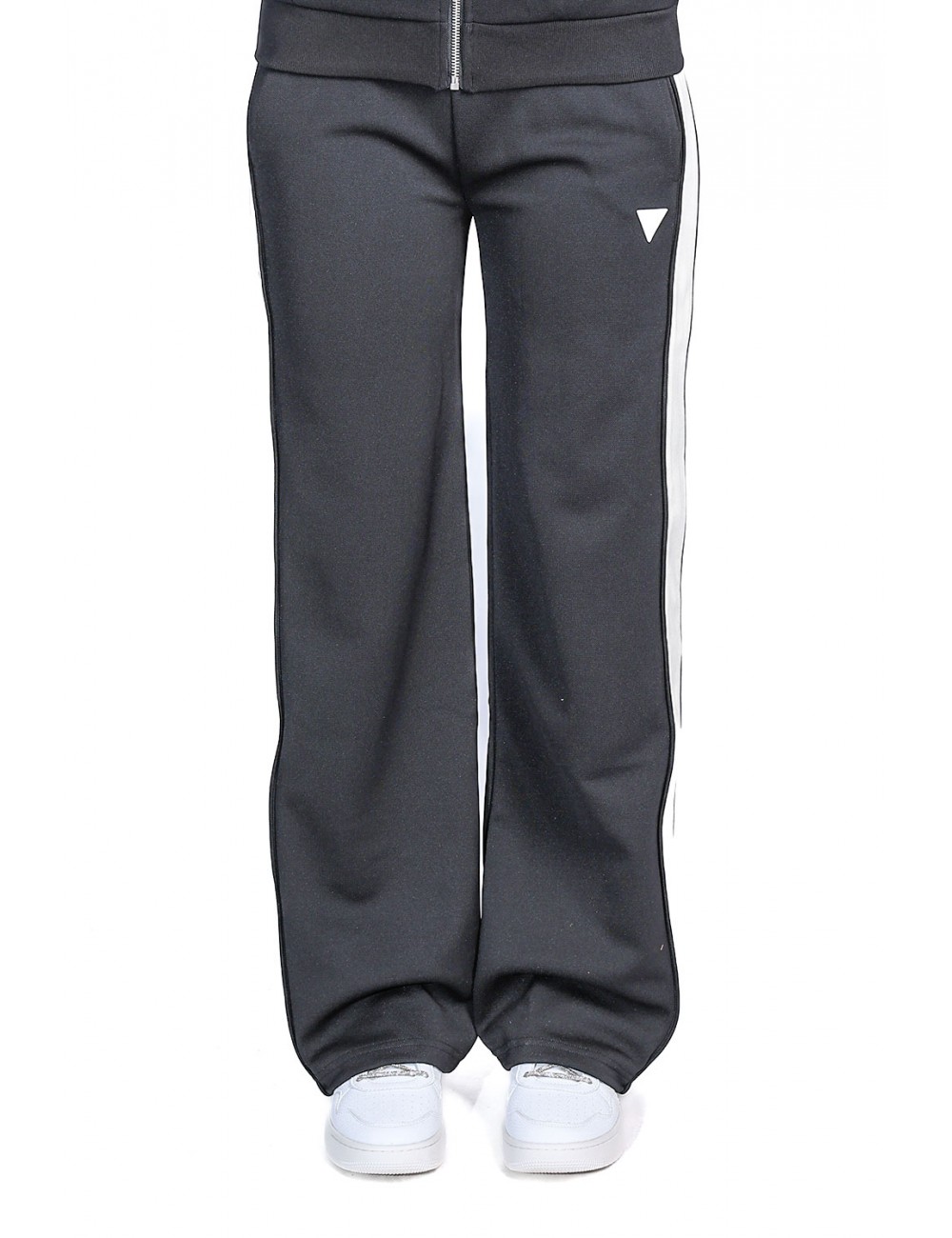 pantalone tuta guess DONNA NERO JBLK - V6RB10KCYF2 vista frontale