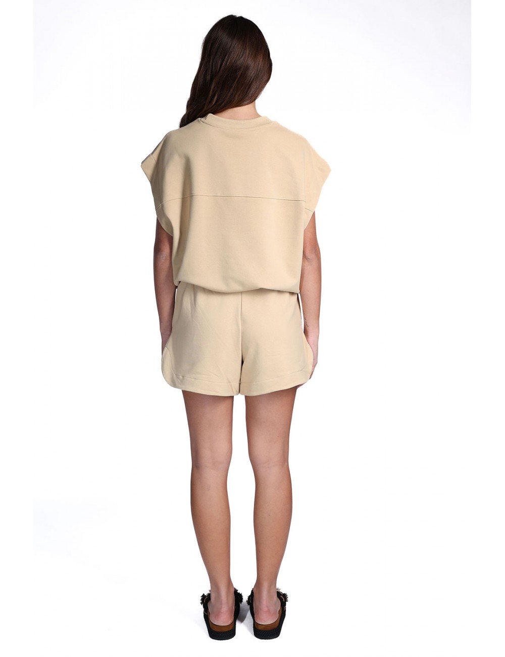 pantaloncino jijil DONNA 0013 CAMMELLO - JPE26SH049 vista completo posteriore