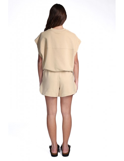 pantaloncino jijil DONNA 0013 CAMMELLO - JPE26SH049 vista completo posteriore