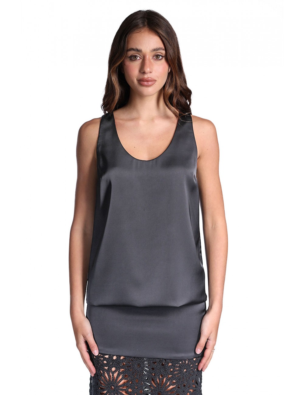 canotta jijil DONNA 0002 NERA - JPE26CN253 vista frontale