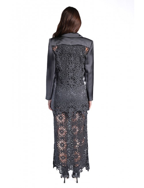 giacca jijil DONNA 0002 NERA - JPE26GI149 vista posteriore