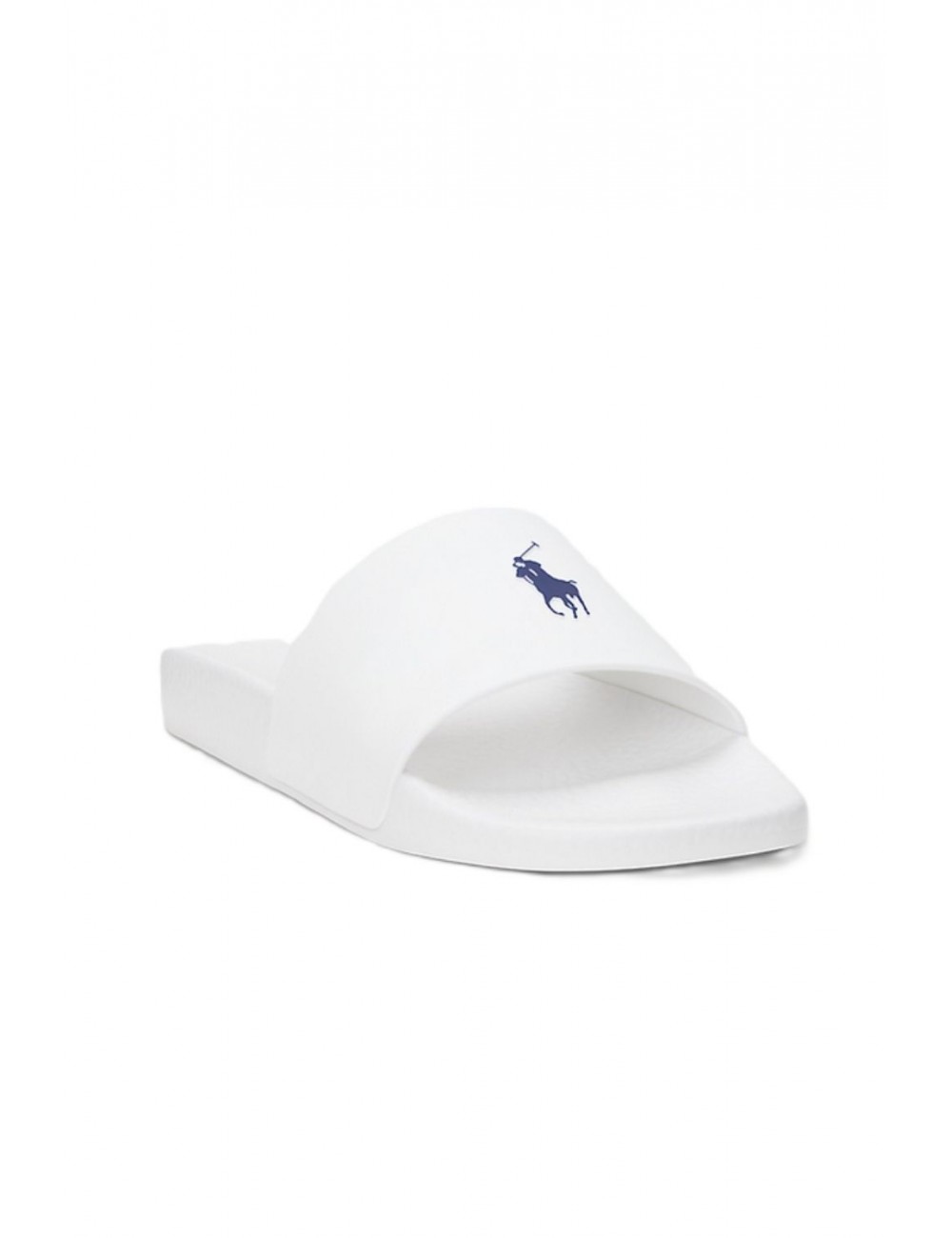 ciabatte polo ralph lauren UOMO WHITE - POLO SLIDE-SN-SLI - 809961001004 vista laterale