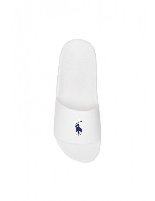 ciabatte polo ralph lauren UOMO WHITE - POLO SLIDE-SN-SLI - 809961001004 vista superiore