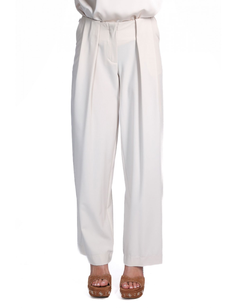 pantalone jijil DONNA 0024 AVORIO - JPE26PA172 vista frontale