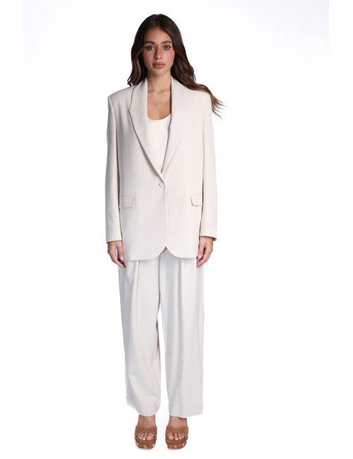 giacca jijil DONNA 0024 AVORIO - JPE26GI173 vista completo frontale