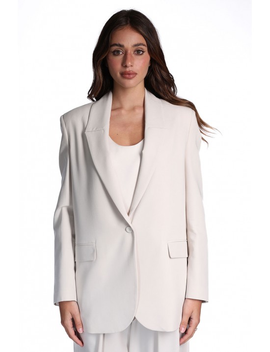 giacca jijil DONNA 0024 AVORIO - JPE26GI173 vista frontale