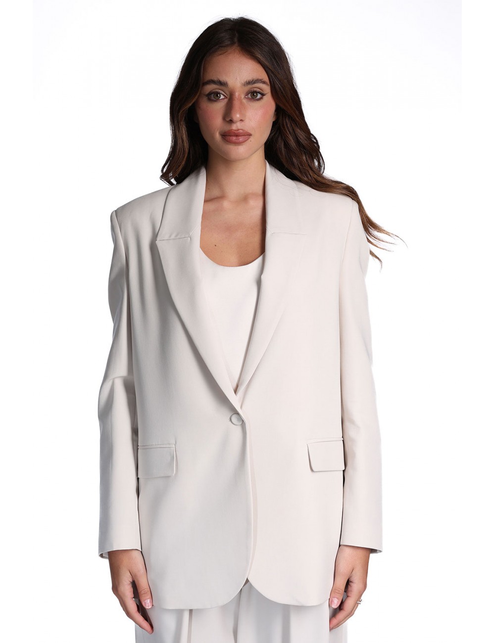 giacca jijil DONNA 0024 AVORIO - JPE26GI173 vista frontale