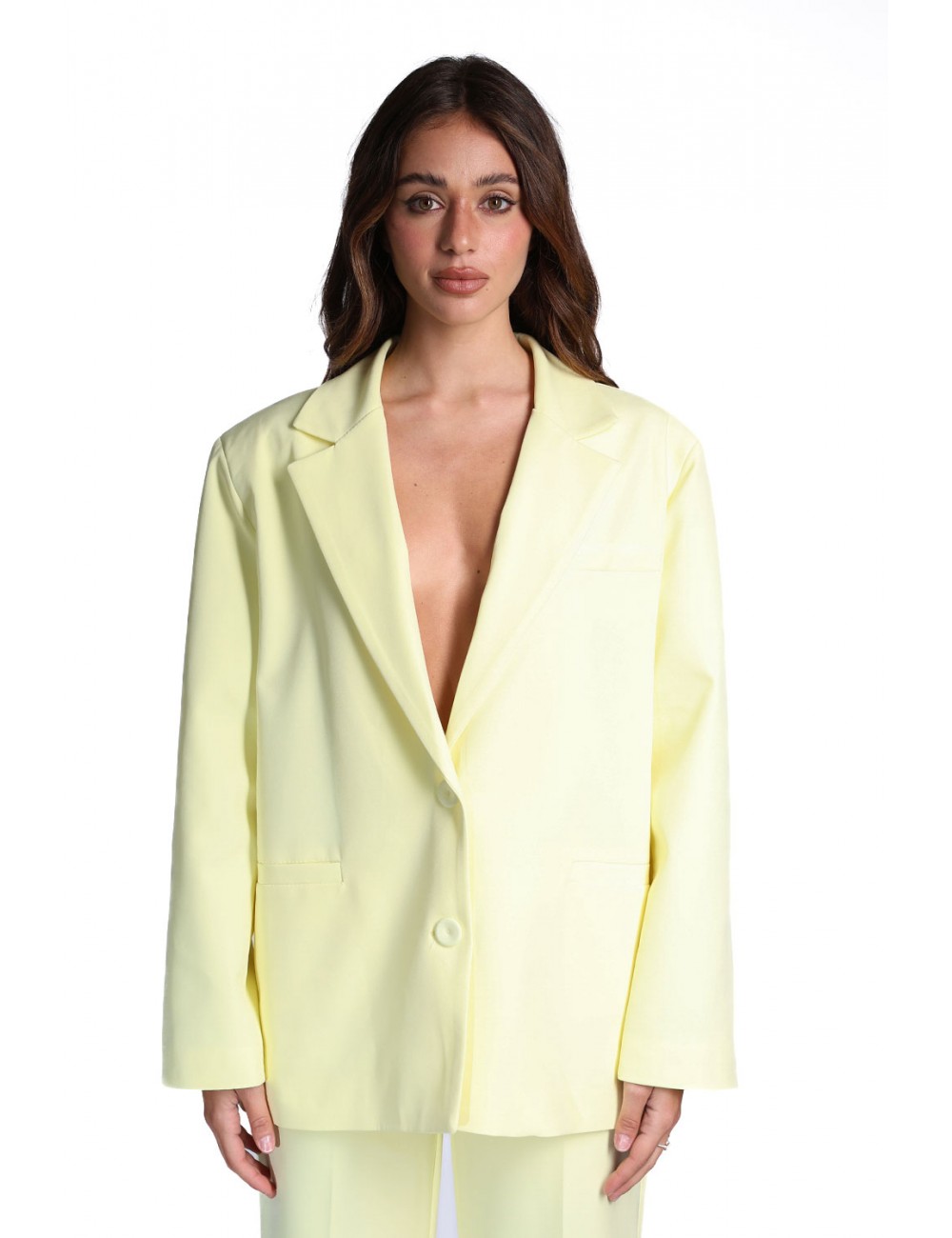 giacca kostumn°1 DONNA GIALLO CHIARO GIALLINO - KE2696 vista frontale