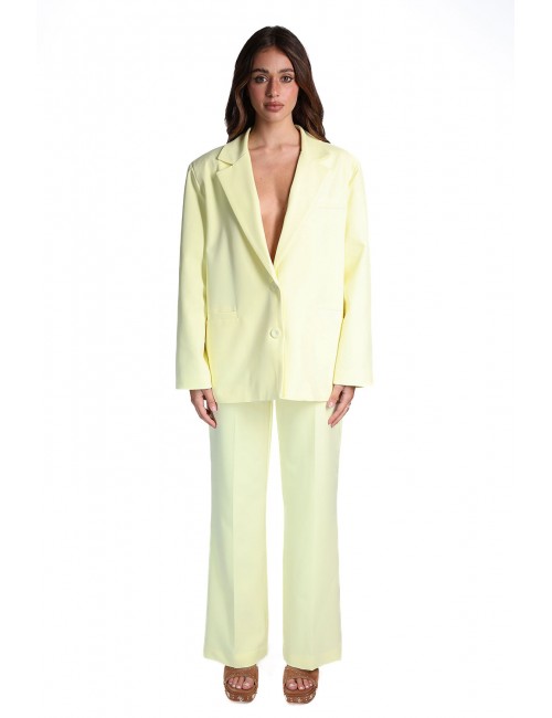 giacca kostumn°1 DONNA GIALLO CHIARO GIALLINO - KE2696 vista completo frontale