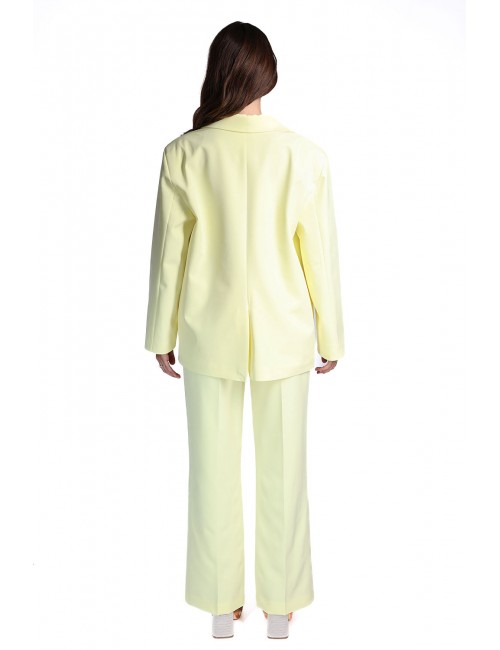 giacca kostumn°1 DONNA GIALLO CHIARO GIALLINO - KE2696 vista completo posteriore
