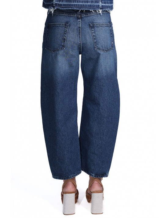 jeans cycle DONNA 07 NAVY BLUE - 362P540 vista frontale