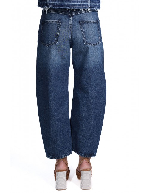 jeans cycle DONNA 07 NAVY BLUE - 362P540 vista frontale