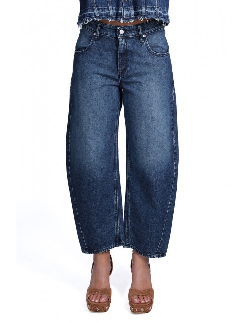 jeans cycle DONNA 07 NAVY BLUE - 362P540 vista frontale