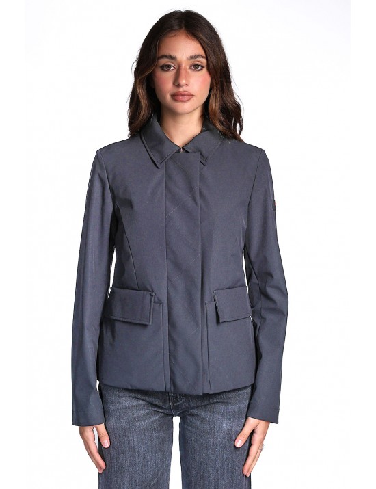 giacca peuterey DONNA NERA - XILA SRT - PED5572 vista frontale