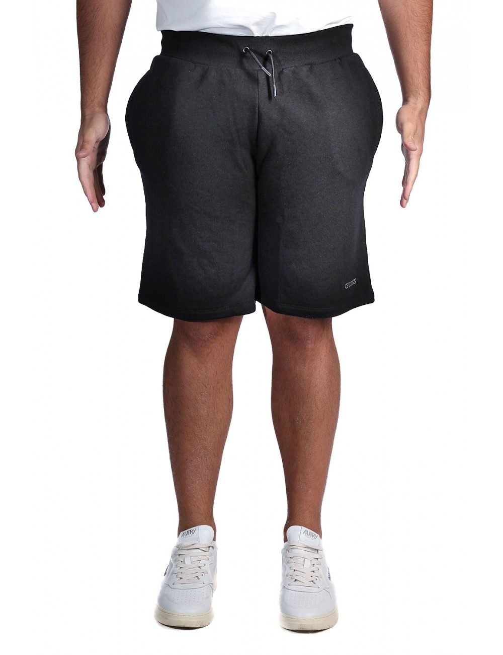 pantaloncino guess UOMO NERO JBLK - Z6RD06KAIJ1 vista frontale