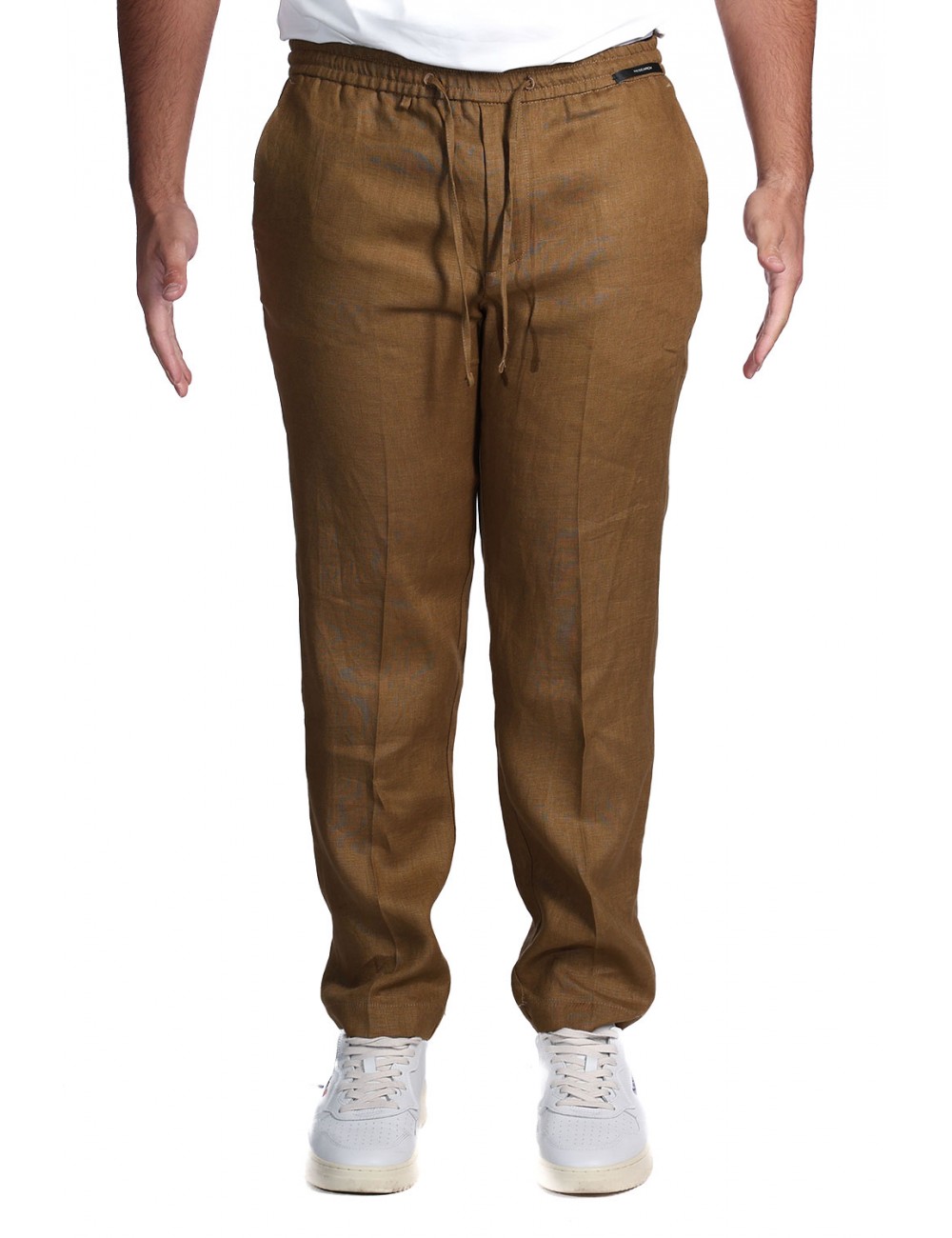 pantalone michael coal UOMO MARRONE COGNAC - MCADA3259S26 vista frontale