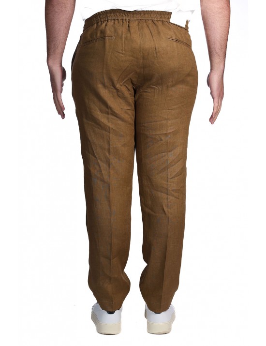pantalone michael coal UOMO MARRONE COGNAC - MCADA3259S26 vista frontale