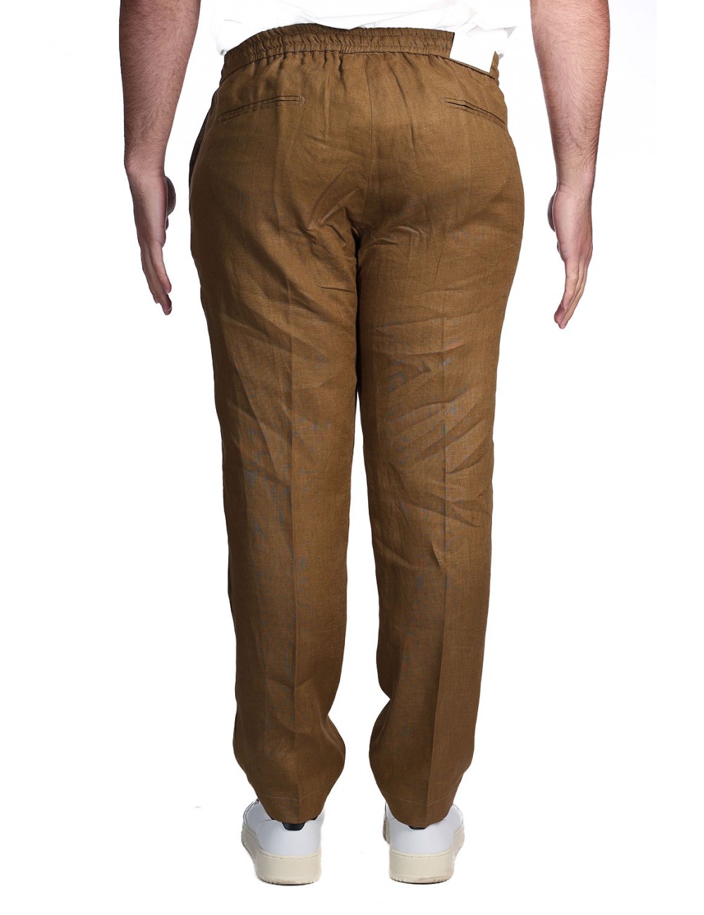 pantalone michael coal UOMO MARRONE COGNAC - MCADA3259S26 vista posteriore