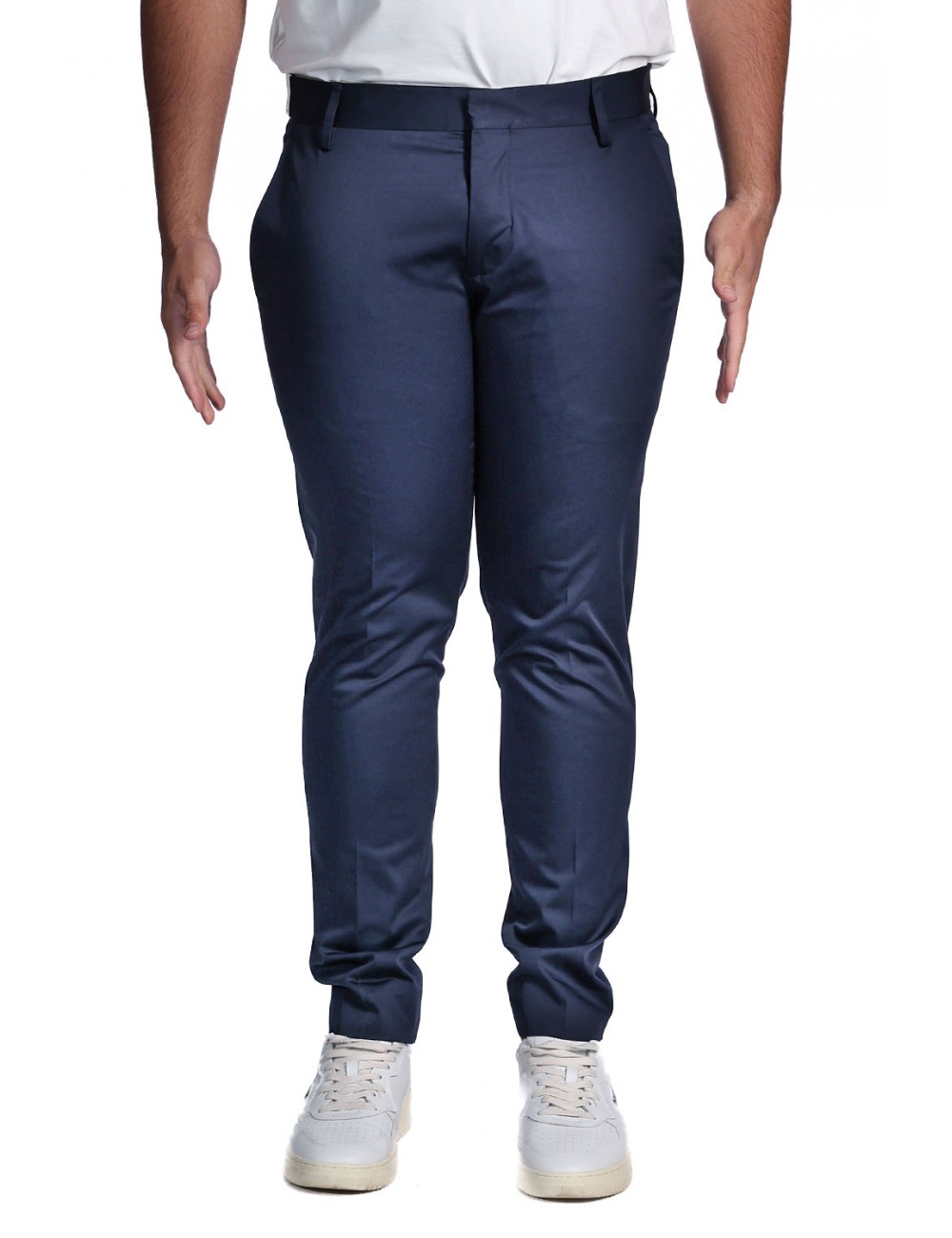 pantalone entre amis UOMO 4016 BLU NAVY - P268188/SENNA/2436 vista frontale