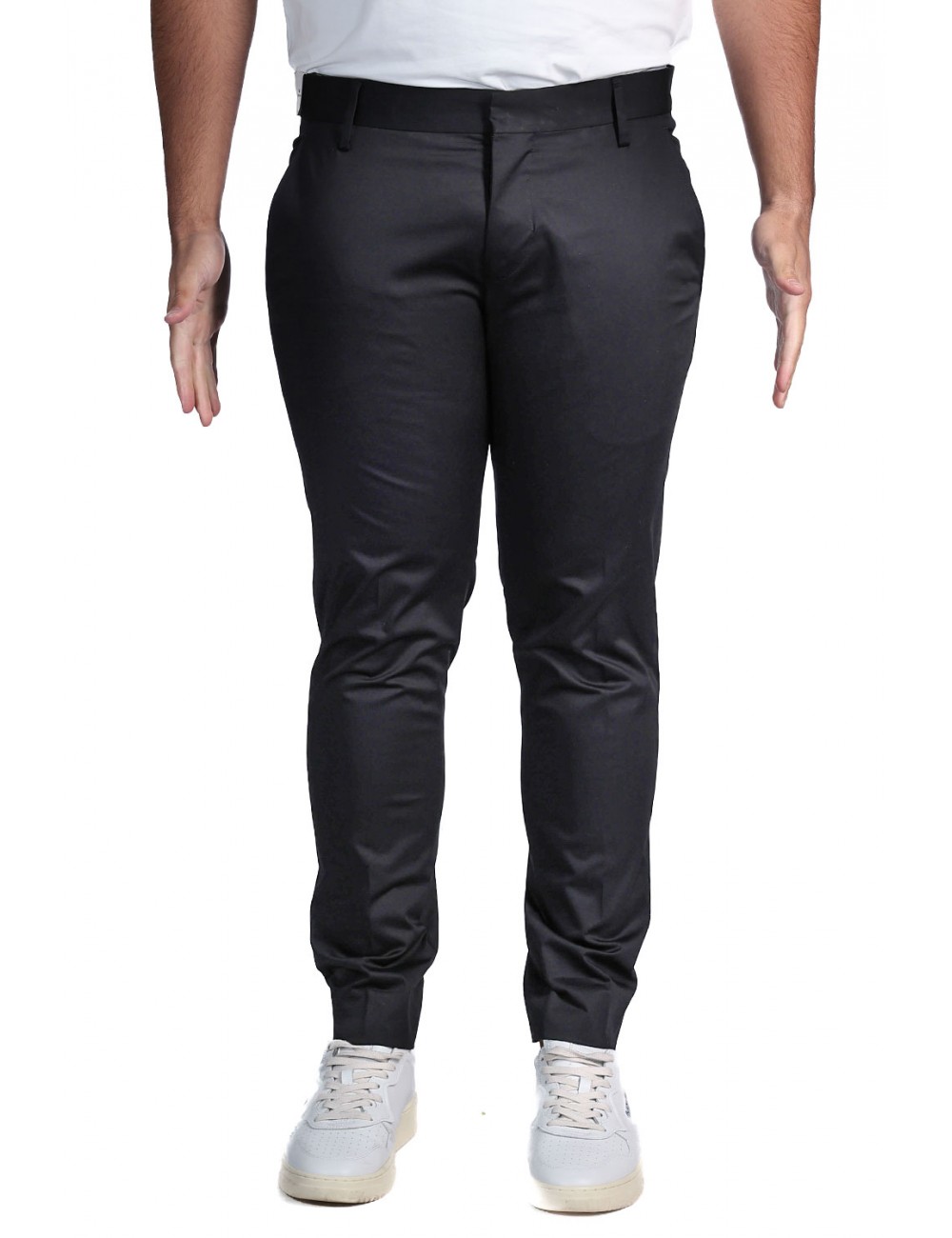 pantalone entre amis UOMO 2007 BLACK - P268188/SENNA/2436 vista frontale