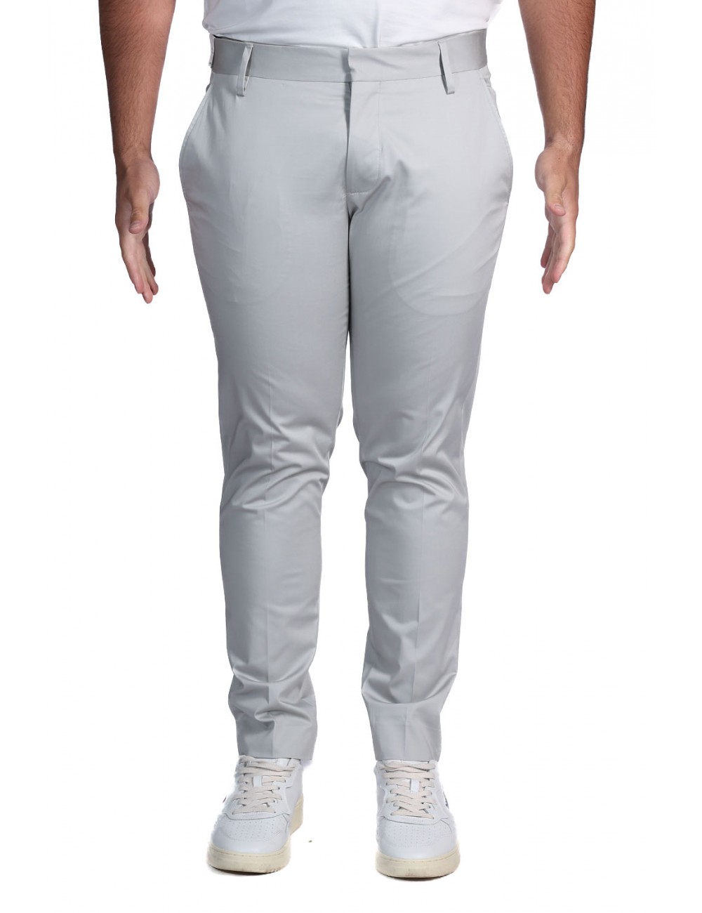 pantalone entre amis UOMO 3002 LIGHT GREY - P268188/SENNA/2436 vista frontale