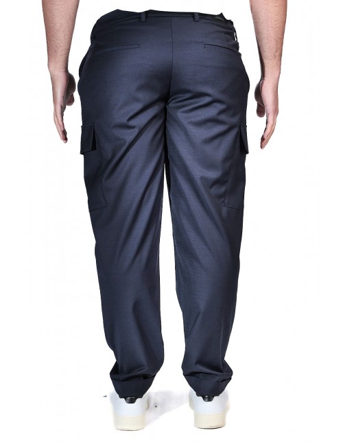 pantalone cargo michael coal UOMO NAVY - MCTHO3687S26 vista posteriore