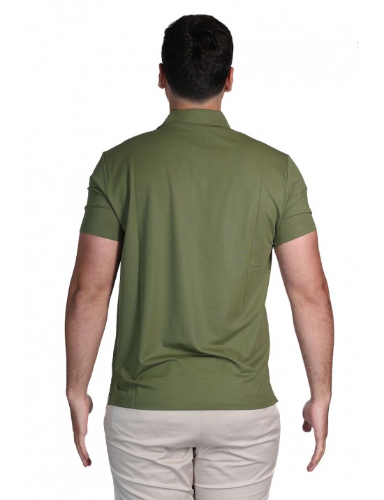 polo peuterey UOMO VERDE 471 - MEZZOLA 02 - PEU5471 vista frontale