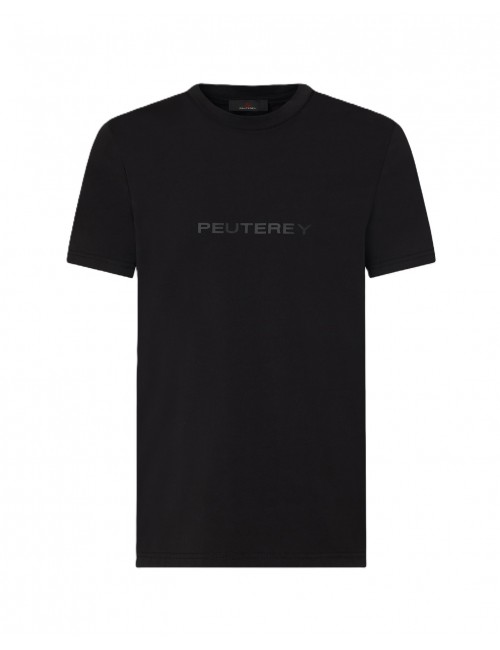 t-shirt peuterey UOMO NERA - NEW OTAGO - PEU5796 vista frontale 2