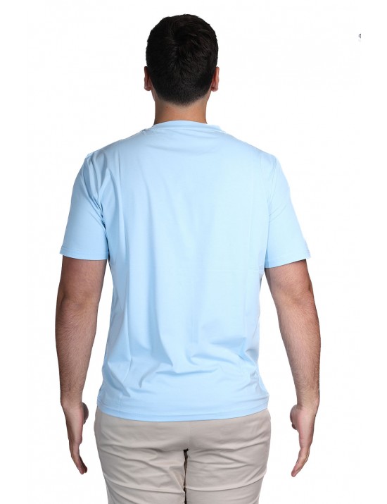 t-shirt peuterey UOMO AZZURRA 290 - NEW OTAGO - PEU5796 vista frontale
