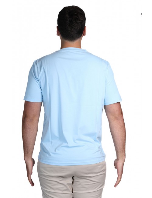 t-shirt peuterey UOMO AZZURRA 290 - NEW OTAGO - PEU5796 vista posteriore