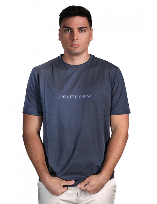 t-shirt peuterey UOMO BLU 215 - NEW OTAGO - PEU5796 vista frontale