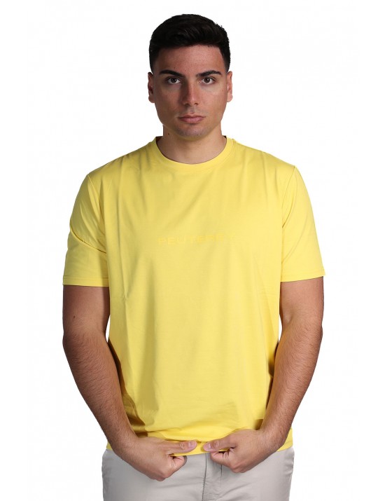 t-shirt peuterey UOMO GIALLA 519 - NEW OTAGO - PEU5796 vista frontale