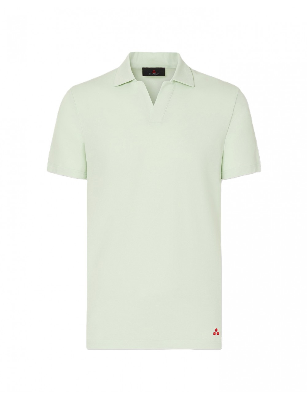 polo peuterey UOMO VERDE CHIARO 651 - NEW HELGO - PEU5847 vista frontale 2