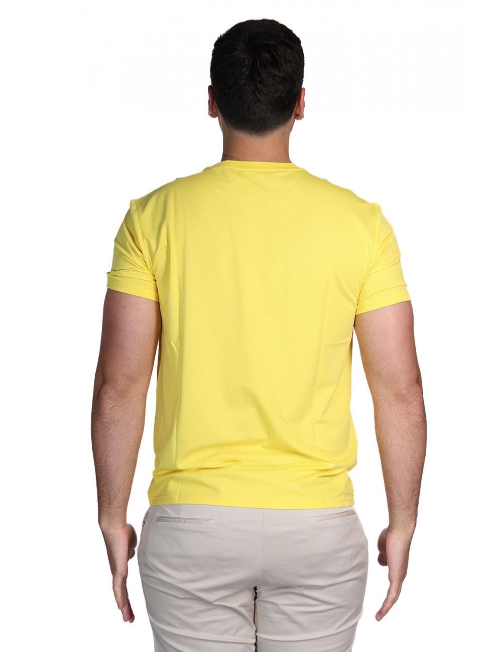 t-shirt peuterey UOMO GIALLA 519 - ZOLE 02 - PEU5470 vista posteriore